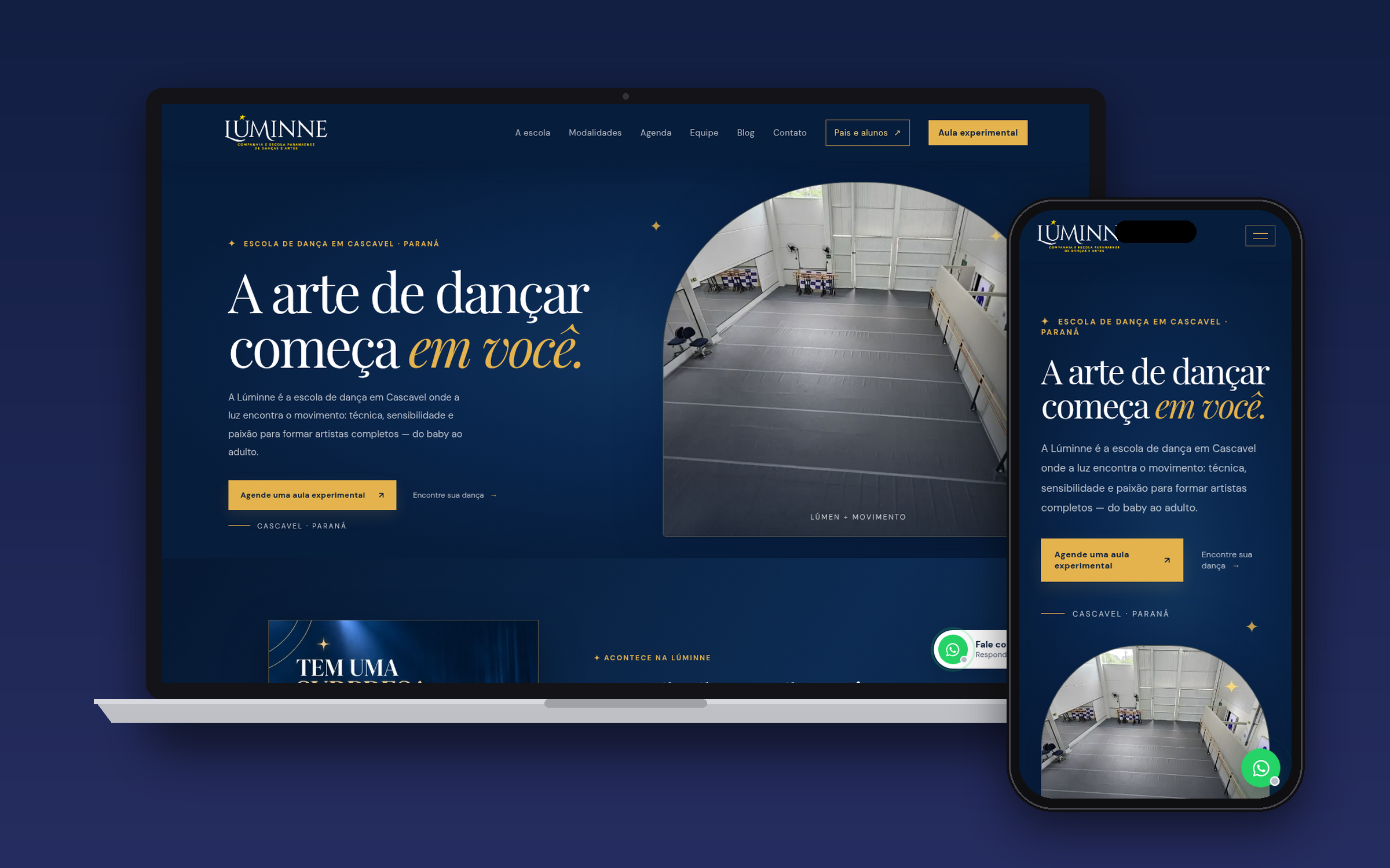 Lúminne · Escola de Dança em Cascavel
